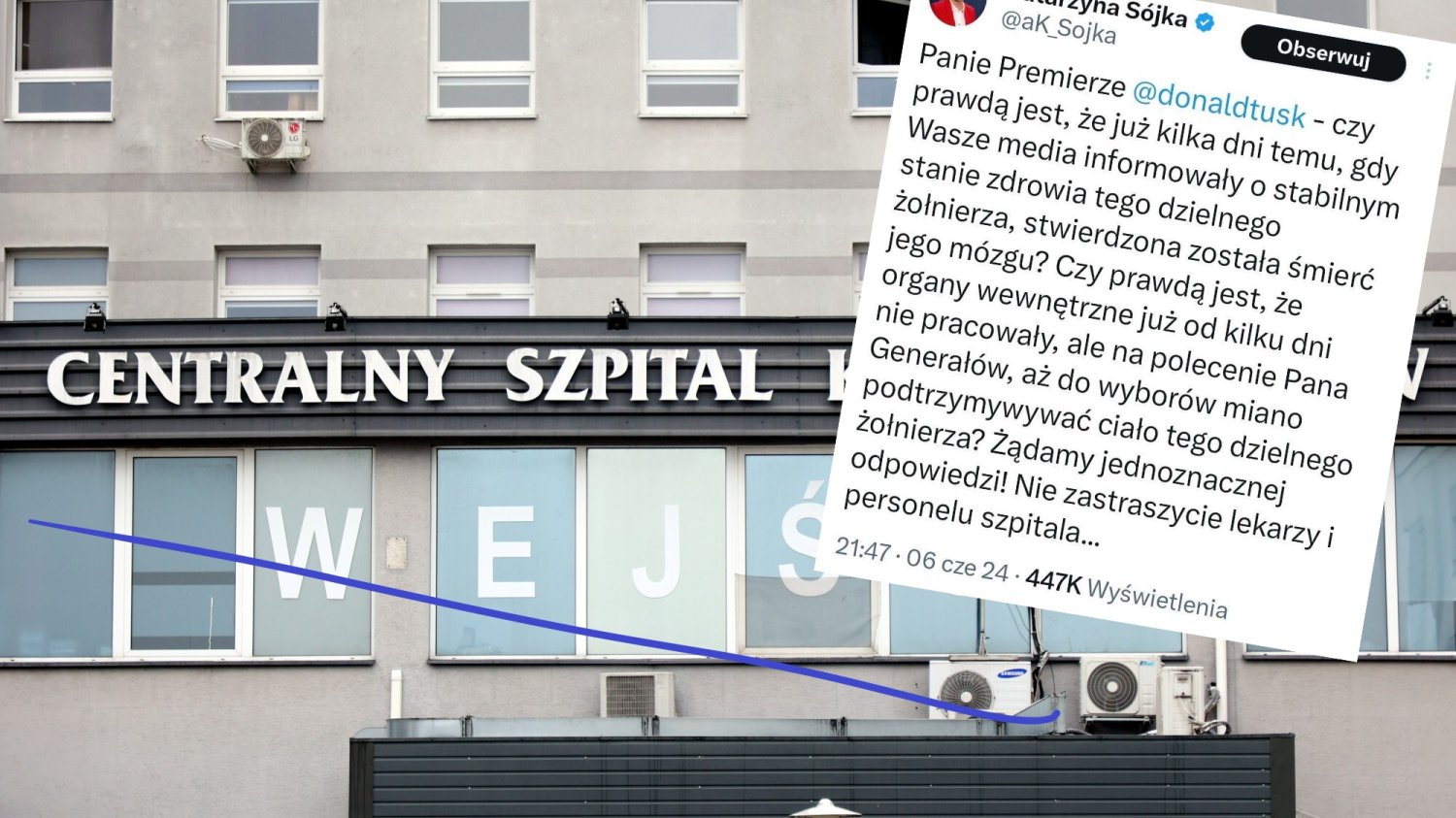 Skandaliczna teoria polityków PiS o zmarłym żołnierzu. Szpital reaguje.