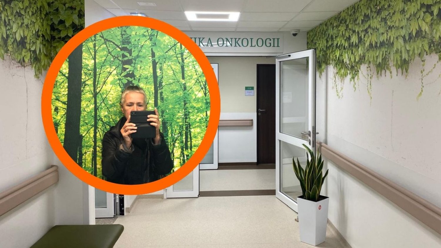 Danka (na zdjęciu) przywiozła koleżankę na leczenie do Kliniki Onkologii UCK WUM. Była równie zaskoczona jak jak jej koleżanka – pacjentka, która została na oddziale.