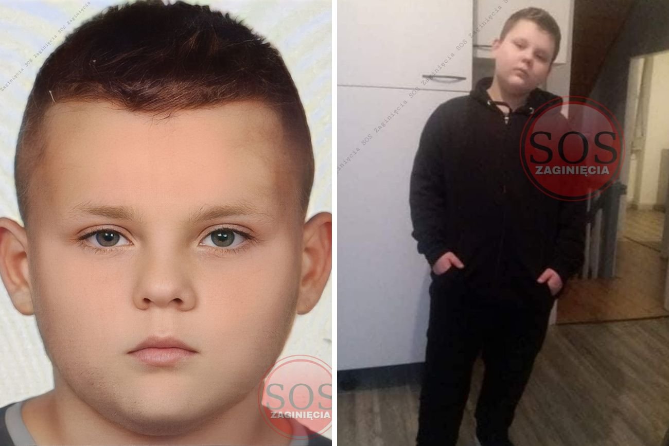 Dawid Prusik zaginął. Policja z Ostrołęki szuka 13-latka i apeluje o pomoc