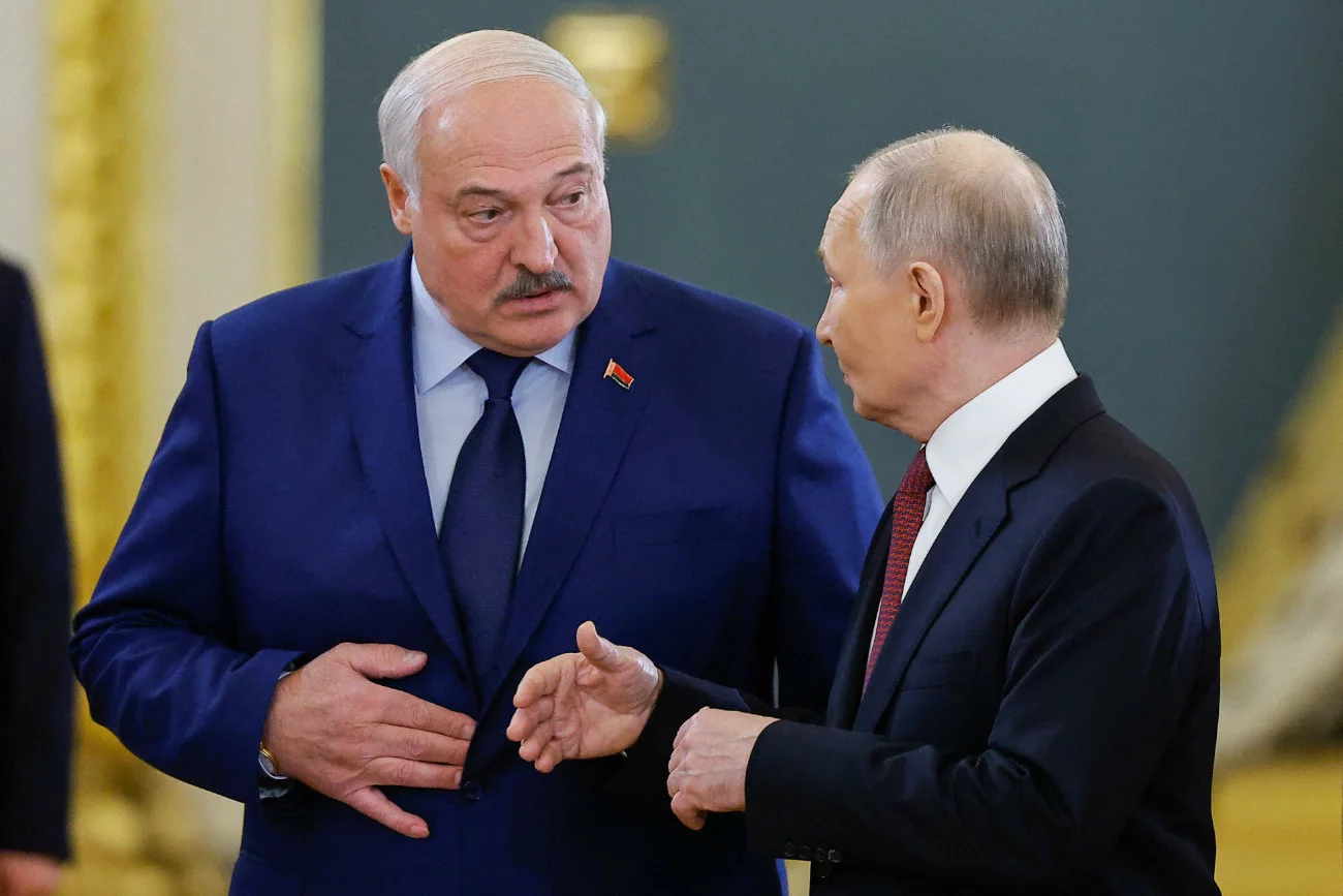 Alaksandr Łukaszenka i Władimir Putin