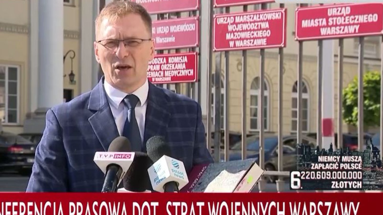 W ten sposób TVP Info przypomina, jaką kwotę "Niemcy muszą zapłacić Polsce"