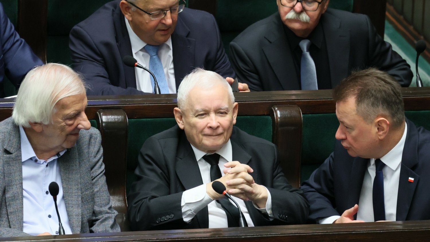 Wiemy, na kogo chcą głosować wyborcy PiS. Najnowszy sondaż komentuje dr Oczkoś Jarosław Kaczyński w Sejmie