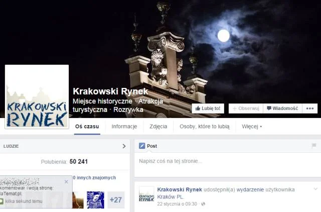 Ponad 50 tysięcy lubi ten profil. Z "Krakowskiego Rynku" dowiecie się, gdzie naprawdę warto się pojawić, będąc w Krakowie.