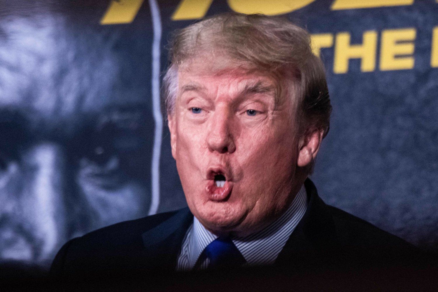 Były prezydent Stanów Zjednoczonych Donald Trump na gali bokserskiej we wrześniu tego roku (zdjęcie ilustracyjne)