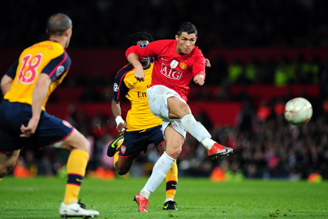 Cristiano Ronaldo dla  Manchesteru United zagrał w 292 meczach, strzelając 118 goli