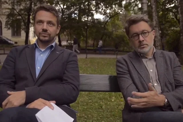 W krakowskim spocie Rafała Trzaskowskiego wystąpił Michał Rusinek
