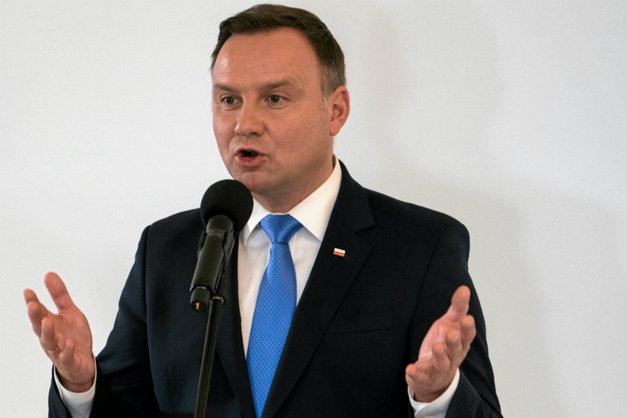 Andrzej Duda uczestniczył w Forum Polsko-Niemieckim w Niemczech. Jego słowa wywołały duże kontrowersje.