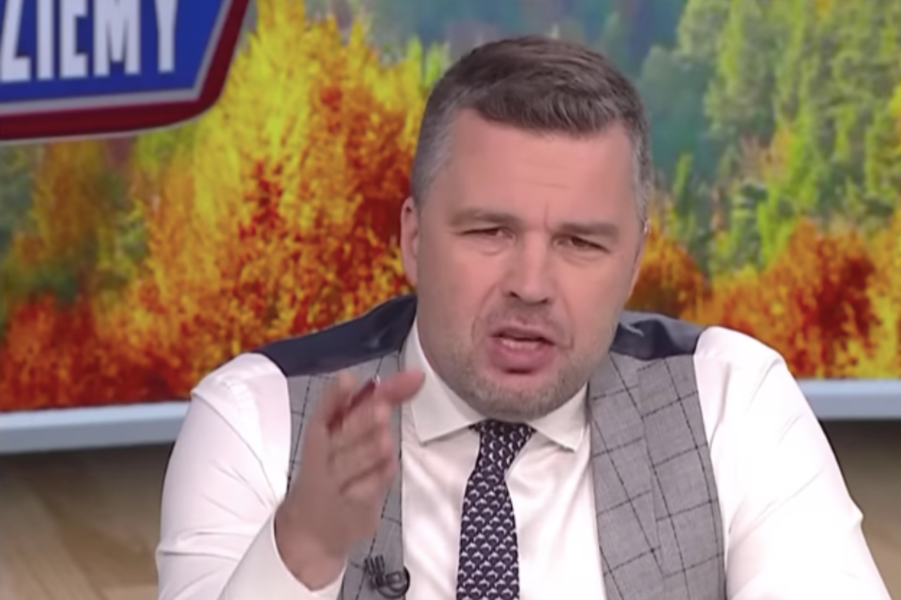 Michał Rachoń w programie "Jedziemy!"