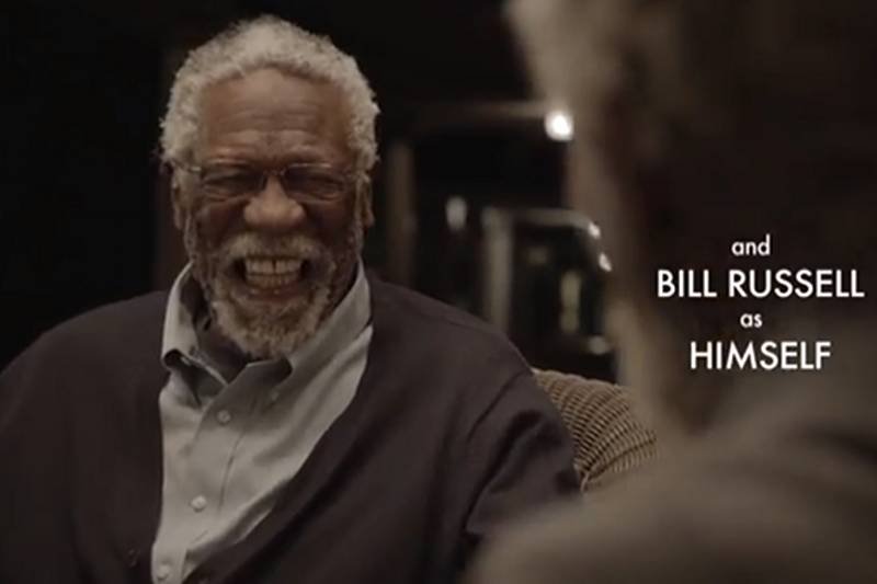 Jedna z gwiazd reklamówek Pepsi o "Wujku Drew", Bill Russell