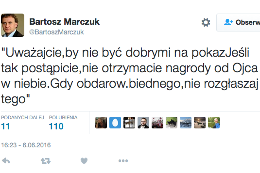 Wiceministrowi rodziny nie spodobała się ostentacyjna dobroczynność Zbigniewa Ziobry.