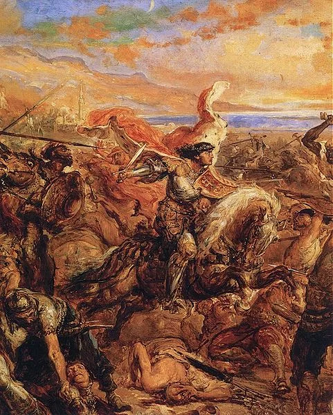 Jan Matejko, Władysław Warneńczyk podczas bitwy pod Warną.