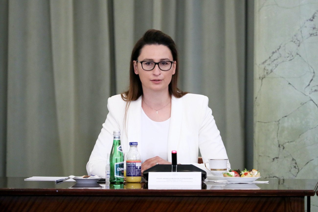 Małgorzata Golińska, wiceminister środowiska i posłanka PiS z Koszalina.