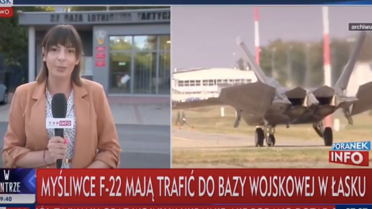 Fragment programu TVP Info.