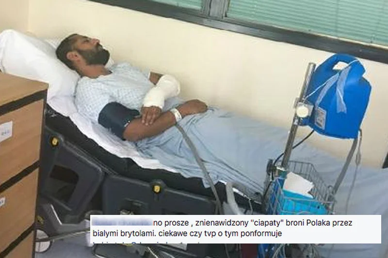 Amo Singh został pobity, gdy bronił 15-letniego Polaka w Stroud.