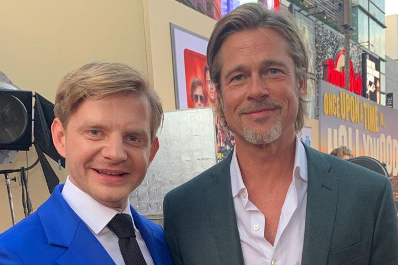 Rafał Zawierucha pochwalił się zdjęciami z premiery "Pewnego razu w Hollywood".