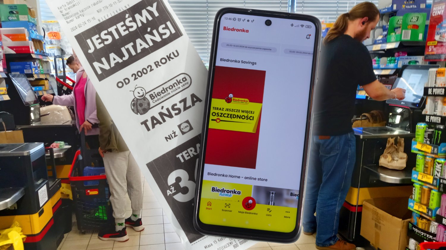 Karta lub aplikacja Moja Biedronka wystarczy, by skorzystać z promocji w Biedronce. Co jest taniej dziś i jutro?