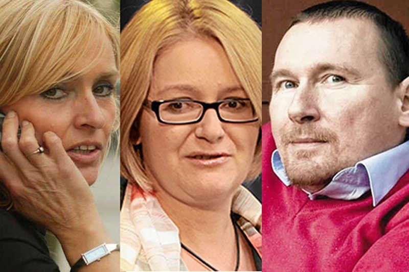 Monika Olejnik, Agnieszka Kozłowska-Rajewicz i Marek Plura