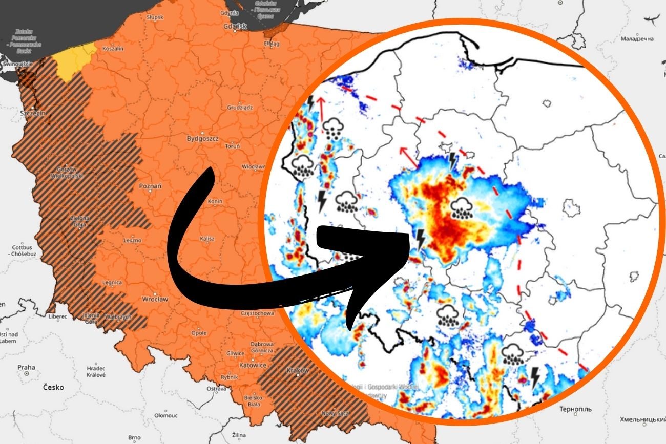 Burze nad Polską. W piątek będzie jeszcze gorzej