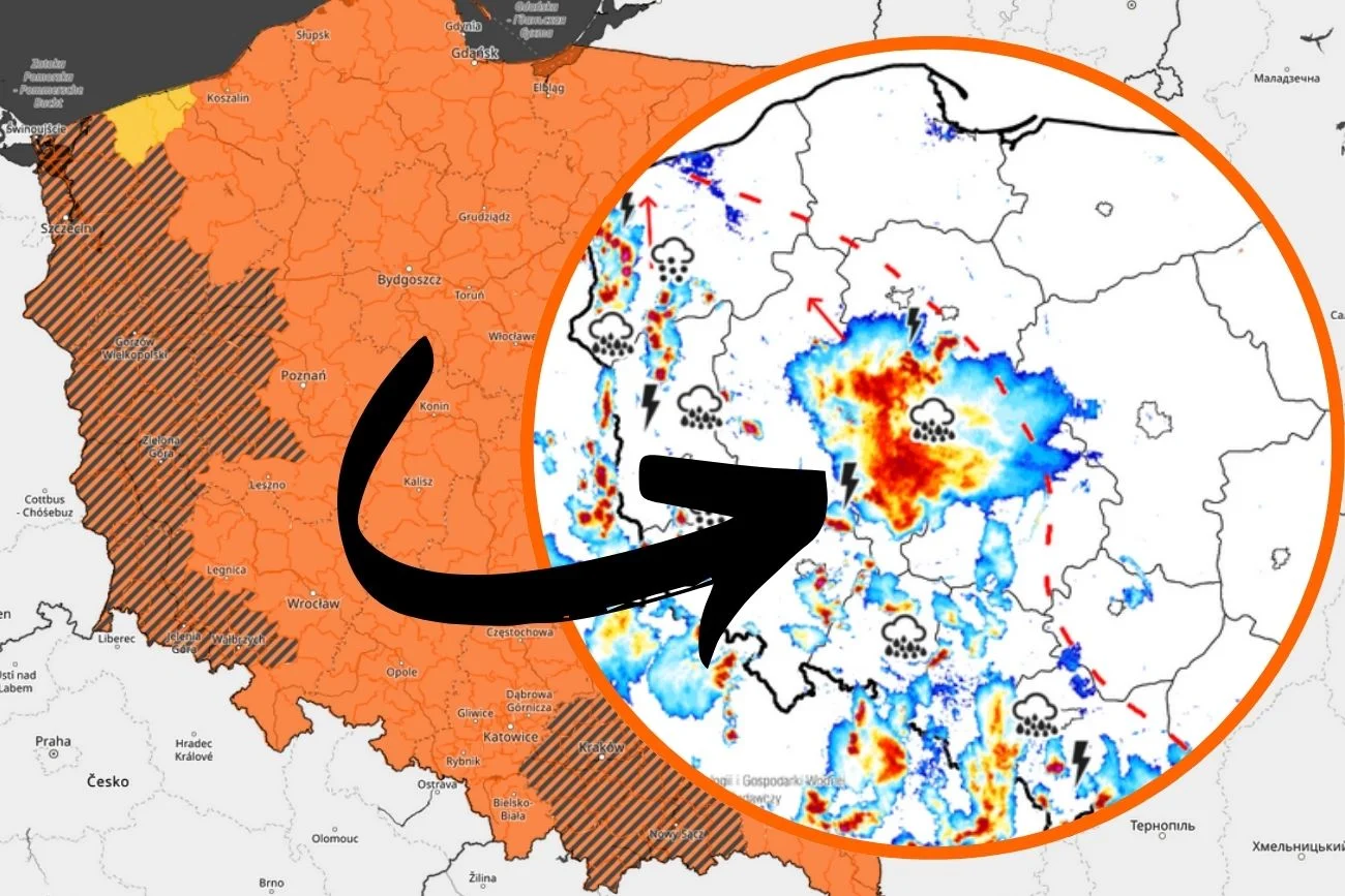 Burze nad Polską. W piątek będzie jeszcze gorzej