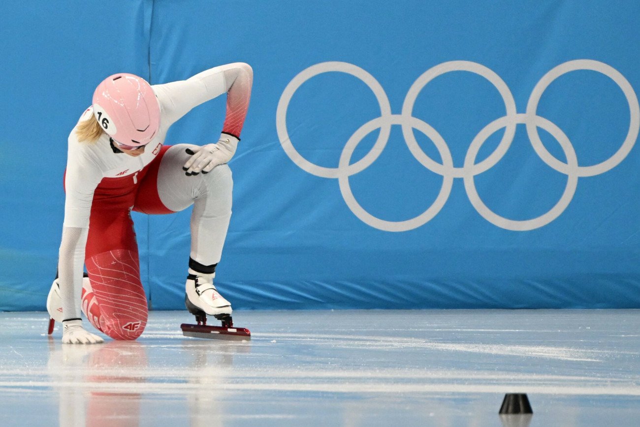 Natalia Maliszewska zakończyła udział w rywalizacji na 1000 metrów w short tracku na nieszczęśliwym upadku.