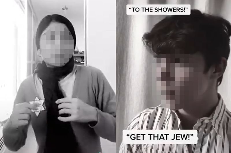 Użytkownicy TikToka wcielają się w role więźniów z obozów koncentracyjnych