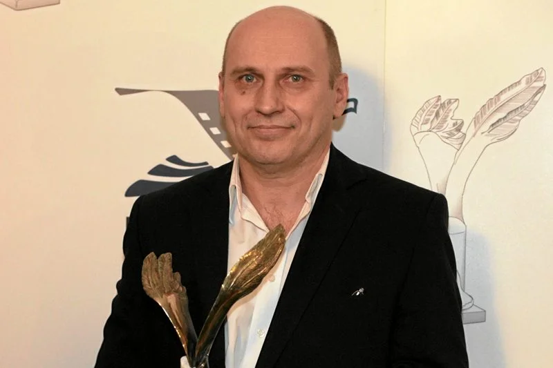 Włodek Pawlik otrzymał nagrodę Grammy za "najlepszy album dużego zespołu jazzowego" (na zdjęciu z nagrodą "Orły 2010")