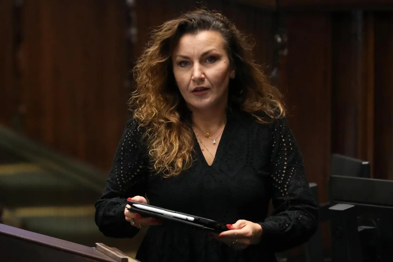 atak na biuro posłanki PiS Moniki Pawłowskiej Posłanka PiS Monika Pawłowska