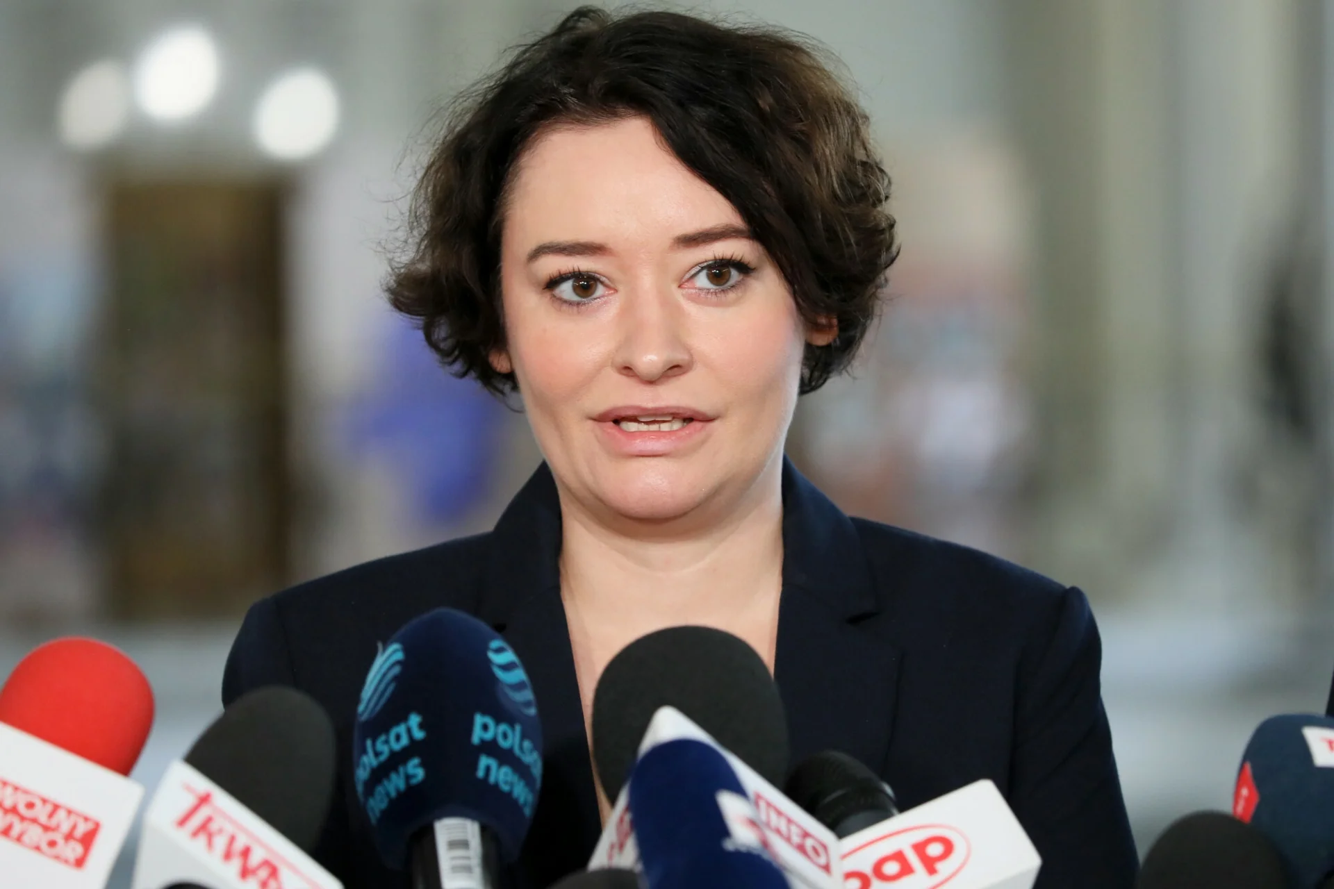 Żukowska po stronie prawicy. Tak broni Babiarza po decyzji TVP.