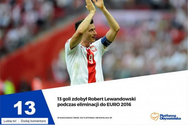 PO opublikowała reprezentacyjne zdjęcie Roberta Lewandowskiego bez zgody PZPN