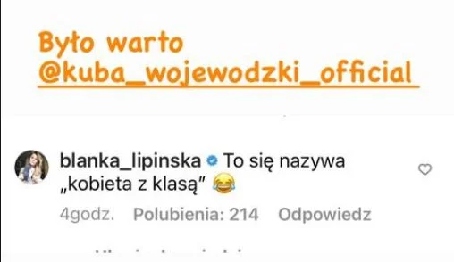 Karolina Korwin-Piotrowska zareagowała na komentarz Blanki Lipińskiej.