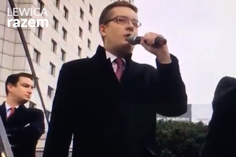 Lewica Razem wypowiedź Winnickiego przerobiła na spot promocyjny