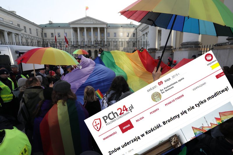 Na łamach prawicowego portalu pojawił się apel, by "bronić się nie tylko modlitwą". Chodzi o wizerunek "Tęczowej Matki Boskiej".