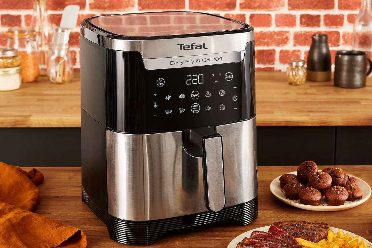 TEFAL Easy Fry & Grill XXL to wielofunkcyjna frytkownica beztłuszczowa do przygotowania zdrowych i różnorodnych potraw dla całej rodziny.