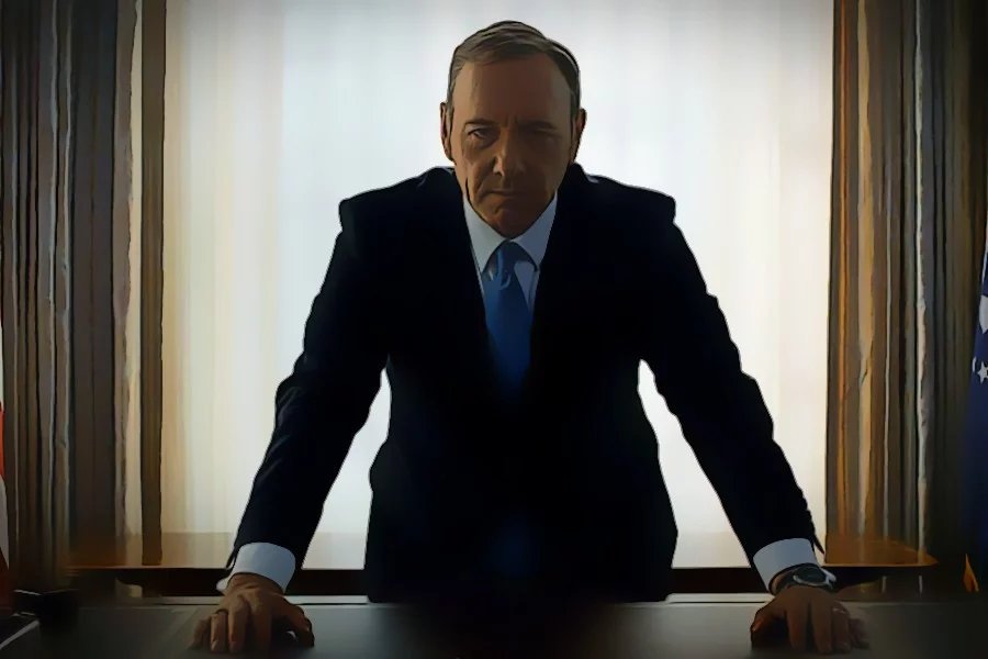 Frank Underwood z "House of Cards".