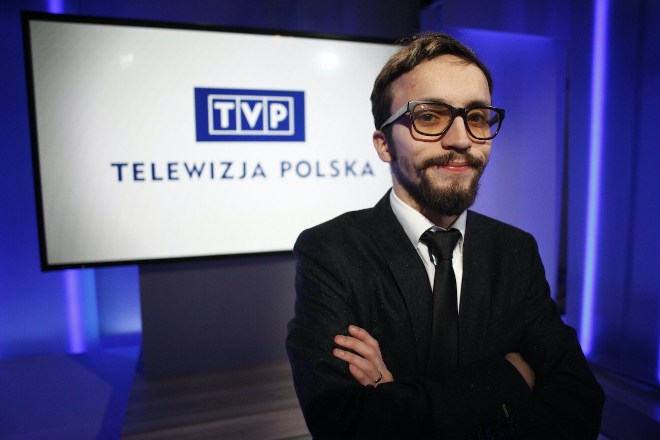 Samuel Pereira, pracownik TVP. Samuel Pereira, pracownik TVP.