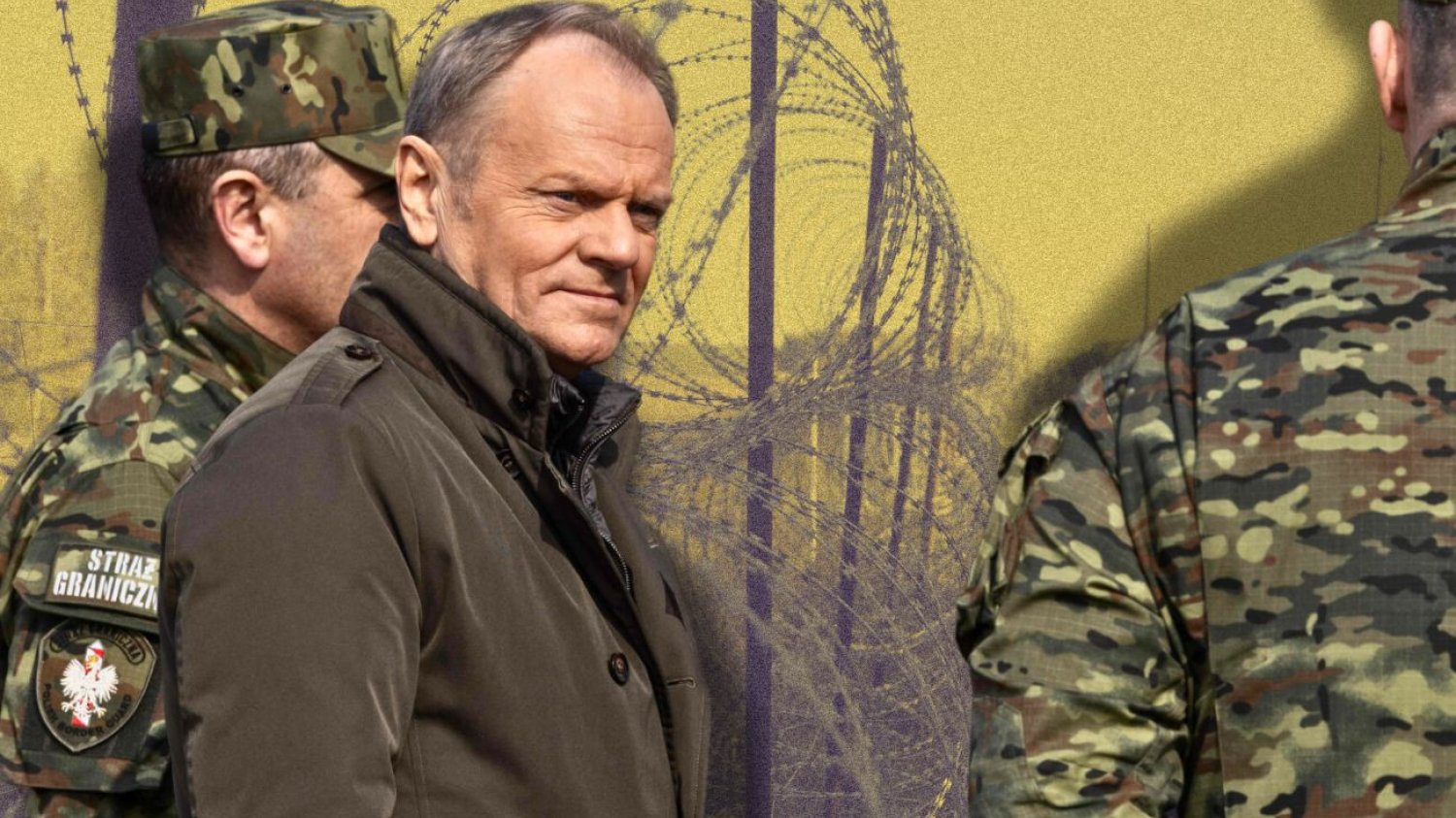 Tusk pojechał na granicę z Białorusią. Nagle pokazał nagranie z migrantami przy zaporze Tusk pojechał na granicę z Białorusią. Pokazał na X nagranie z migrantami