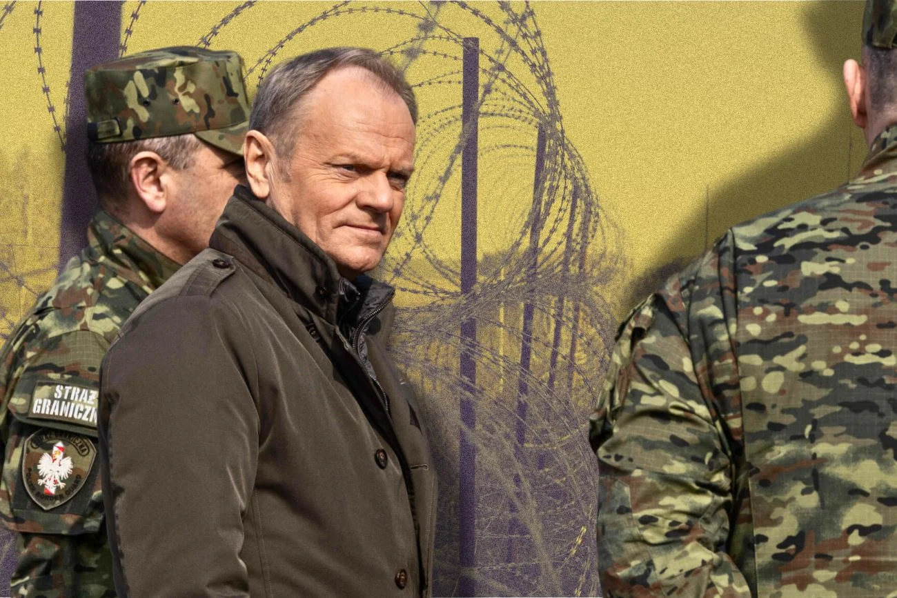 Tusk pojechał na granicę z Białorusią. Pokazał na X nagranie z migrantami