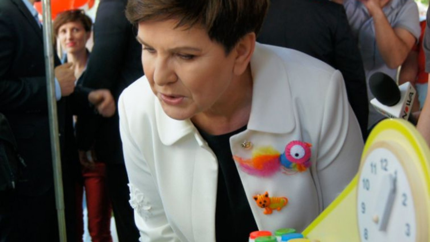 Premier zaskoczyła nową broszką.