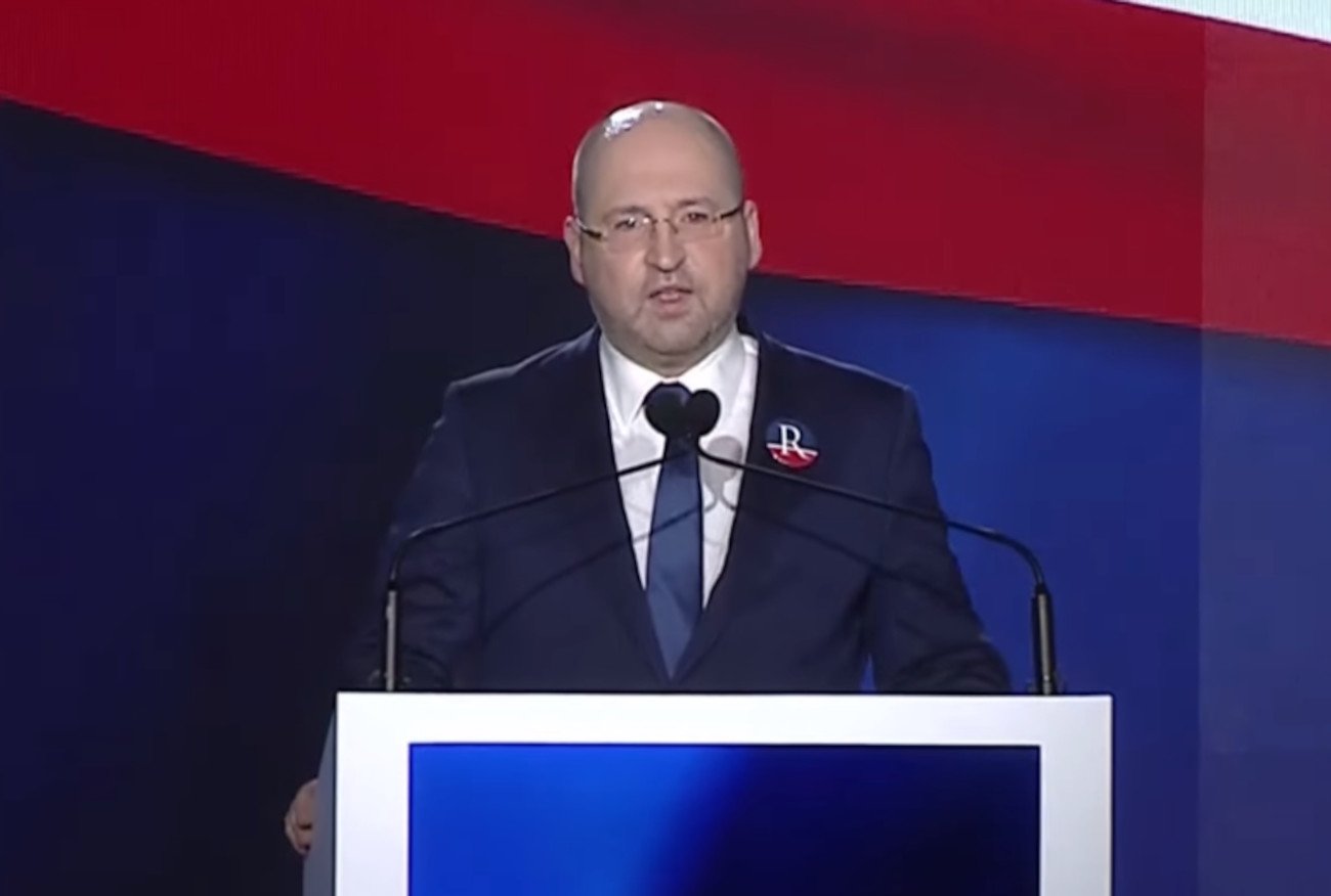 Kadr z konwencji założycielskiej Partii Republikańskiej.