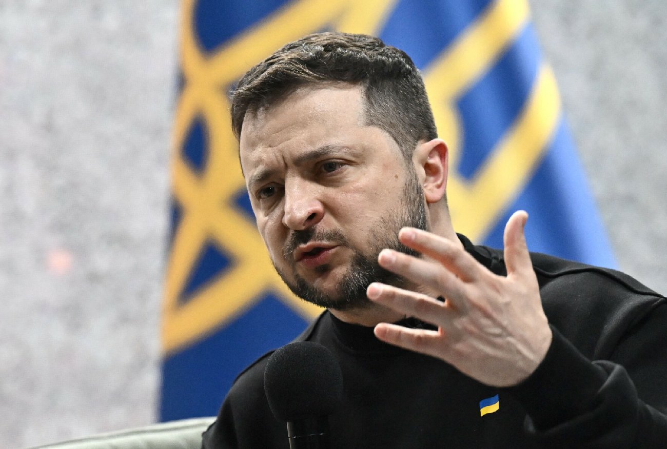 Wołodymyr Zełenski poparł protestujących w Gruzji. Doczekał się riposty.