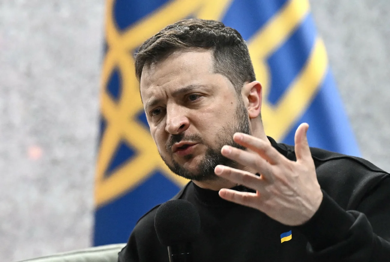 Wołodymyr Zełenski poparł protestujących w Gruzji. Doczekał się riposty.