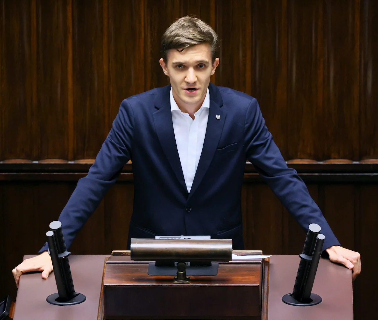 Poseł Mateusz Bochenek (Katowice).