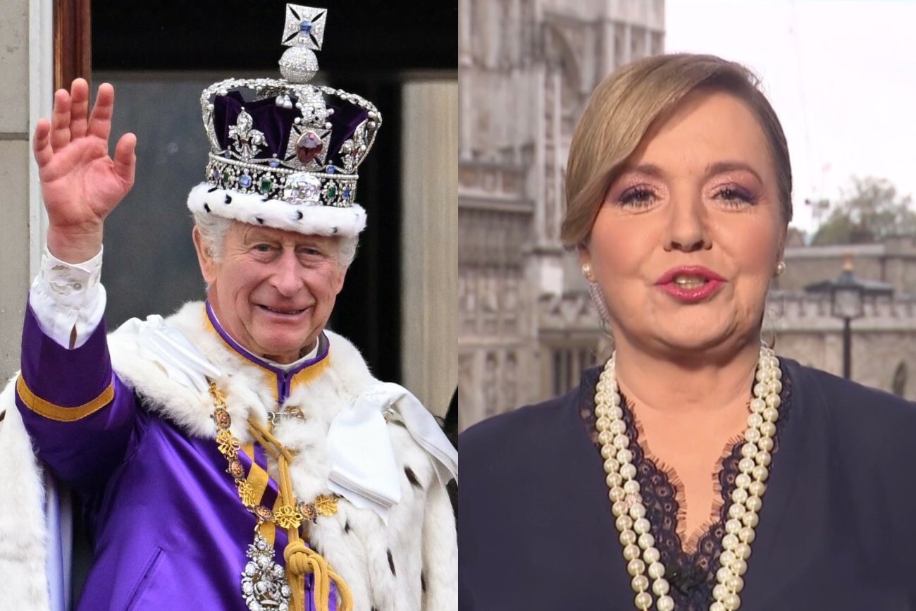 Danuta Holecka relacjonowała koronację Karola III. Stylistka ją zmiażdżyła