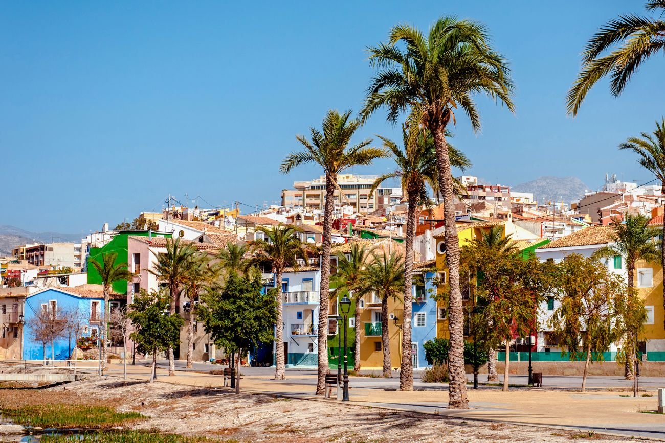 Wybrzeże Costa Blanca Plaża w Hiszpanii