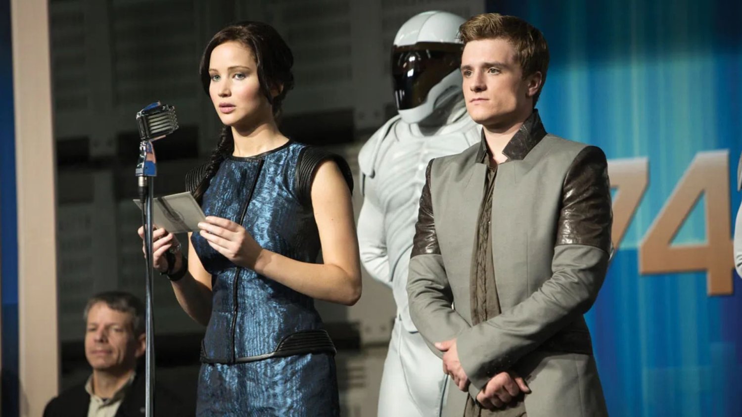 Jennifer Lawrence i Josh Hutcherson jako Katniss i Peeta