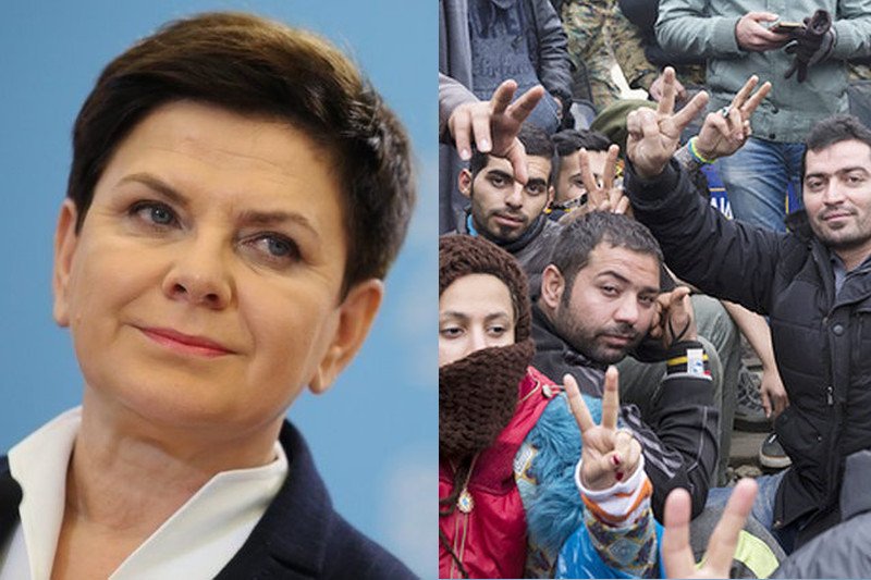 Beata Szydło mówi że rząd nie przyjmie ani jednego uchodźcy czy imigranta, ale urzędnicy robią swoje i przyjmują.