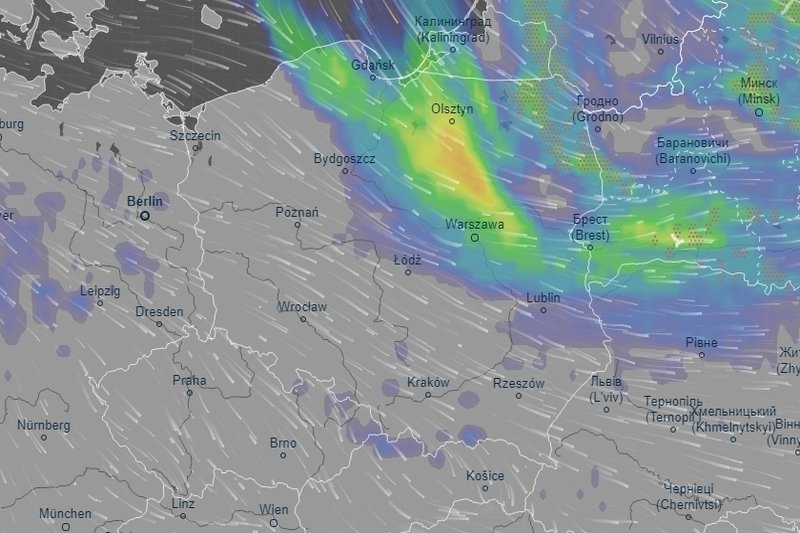 Silnego deszczu i burz będzie można spodziewać się w dwóch województwach.