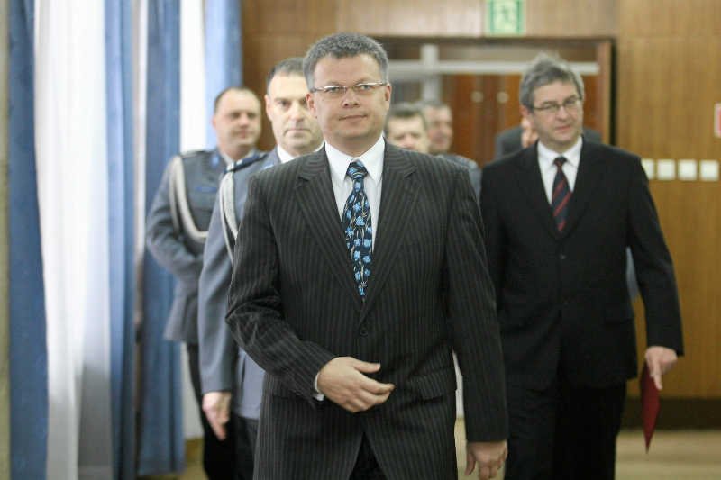 Janusz Kaczmarek uniknął mandatu, bo policjanci myśleli, że jest z PiS-u.