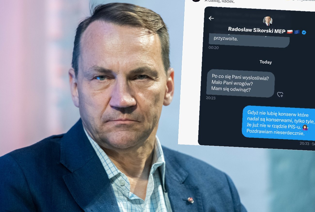 Radosław Sikorski do Anny Marii Żukowskiej. "Mało pani wrogów?".