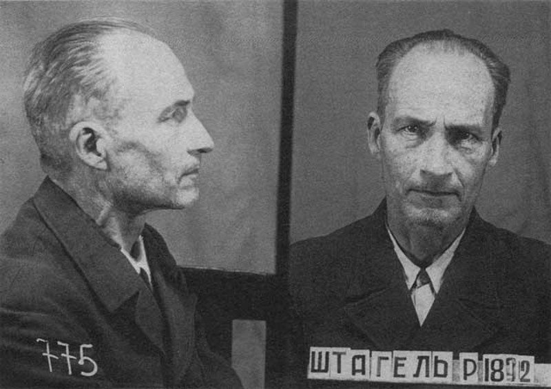 Generał Stahel w sowieckim więzieniu.